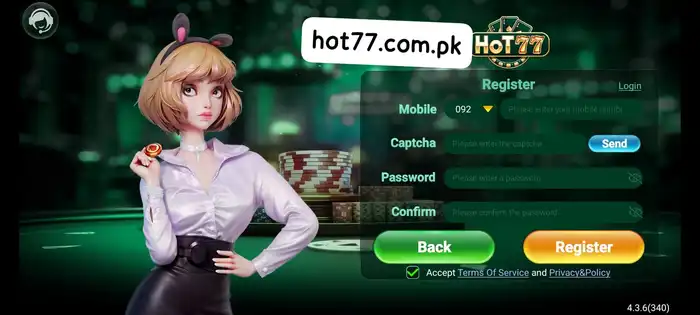 Hot77 Register