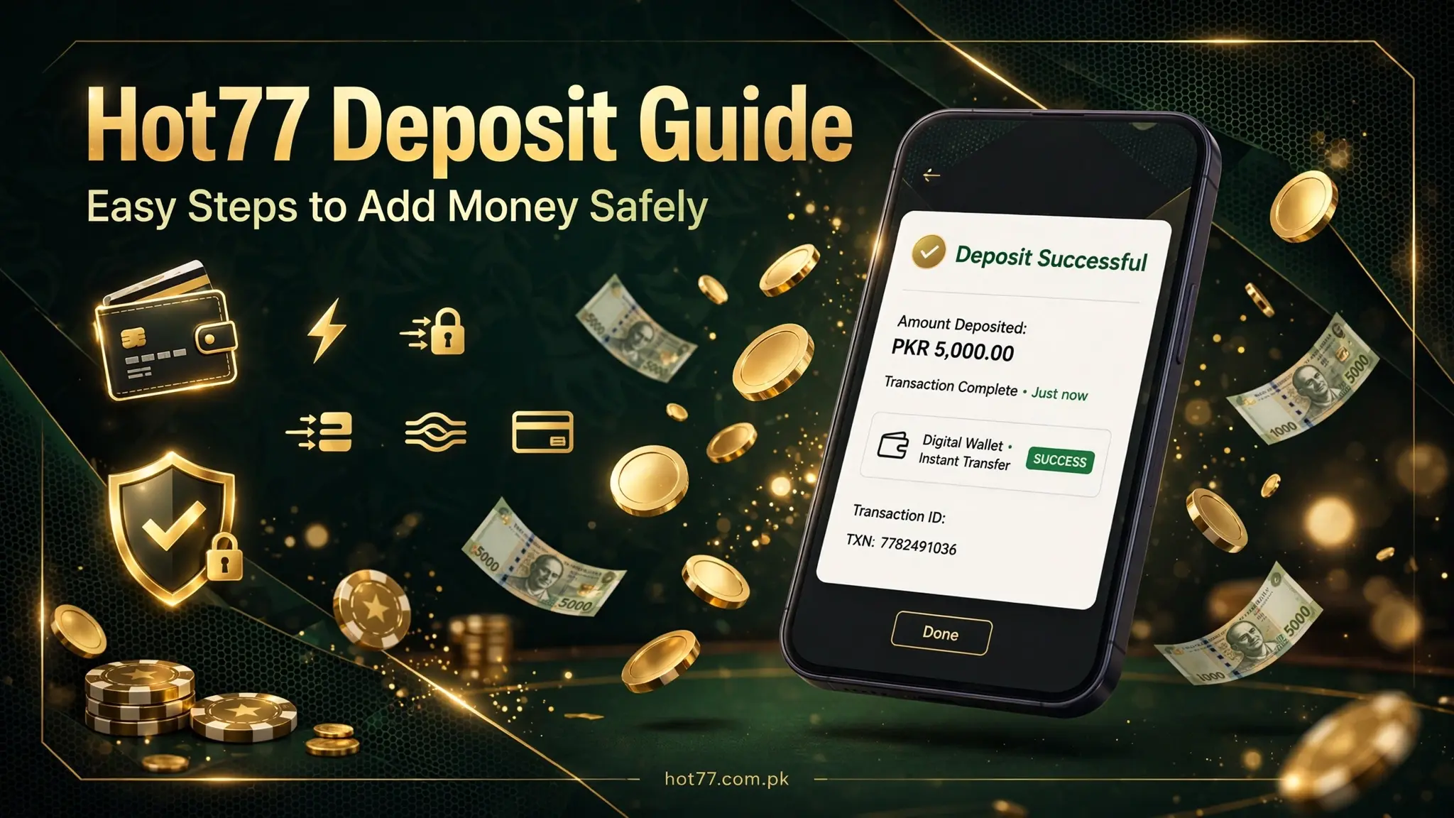 hot77 deposite guide